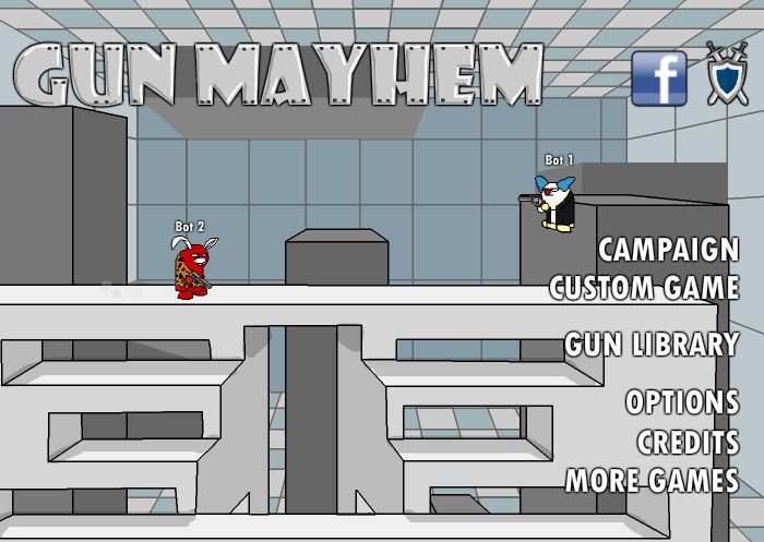 Review Game Y8 Bắn Súng - Gun Mayhem - 4play - 4 người chơi - Đọ tài vui nhộn cùng bạn bè