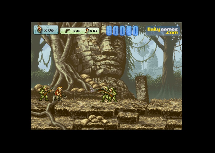 Review Game Y8 Bắn Súng - Metal Slug Brutal 2 - 1 play - 1 người chơi - Rambo lùn làm loạn 2