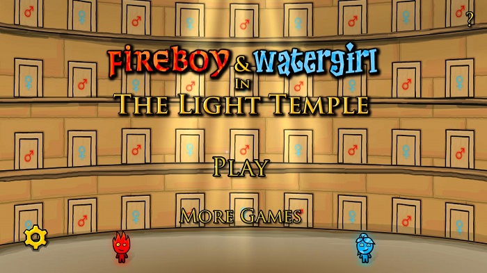 Review Game Y8 - Fireboy And Watergirl Light Temple - 2play - 2 người chơi - Lửa nước phối hợp giải đố