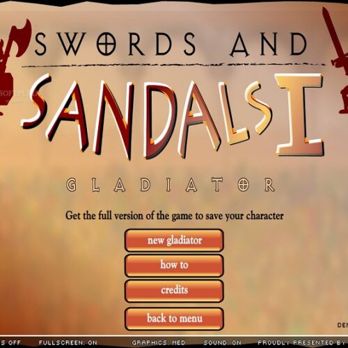 Review Game Y8 – Swords and Sandals – Gladiator – 1play – 1 người chơi – Đấu trường vinh quang