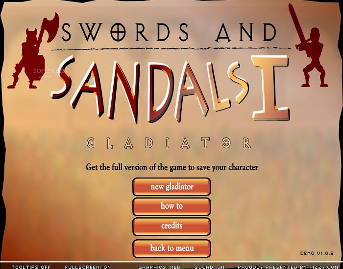 Review Game Y8 – Swords and Sandals – Gladiator – 1play – 1 người chơi – Đấu trường vinh quang