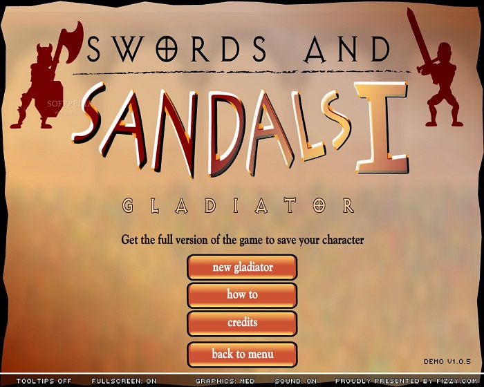 Review Game Y8 - Swords and Sandals - Gladiator - 1play - 1 người chơi - Đấu trường vinh quang