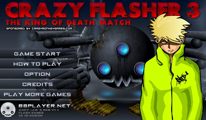 Review Game Y8 Bắn Súng - Crazy Flasher 3 - 1play - 1 người chơi - Kẻ tốc biến điên dại 3