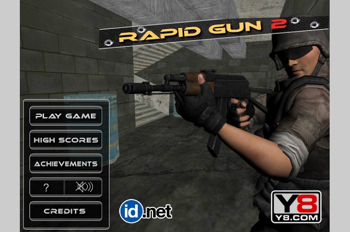Review Game Y8 Bắn Súng – Rapid Gun 2 – 1play – 1 người chơi – Tay súng nhanh nhẹn 2