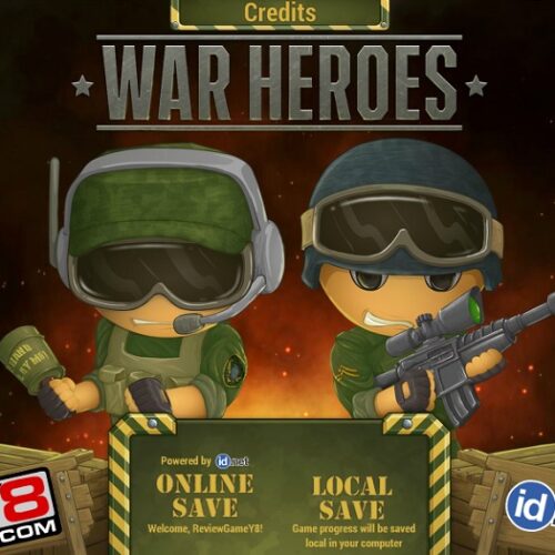 Review Game Y8 Bắn Súng – War Heroes – 1play – 1 người chơi – Tháp thủ anh hùng
