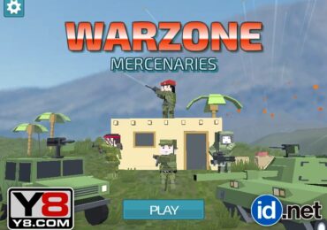 Review Game Y8 Bắn Súng – Warzone Mercenaries – 1play – 1 người  chơi – Chiến trường lính đánh thuê