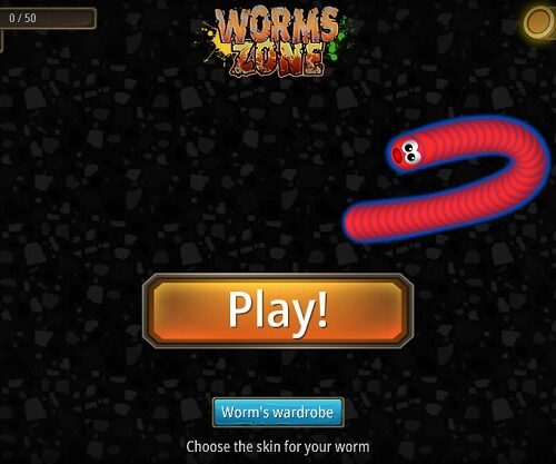 Review Game Y8 – Worms Zone – 1play – 1 người chơi – Giun giành thức ăn