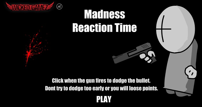 Review Game Y8 Bắn Súng - Madness Reaction Time - 1play - 1 người chơi - Thời gian phản ứng điên cuồng