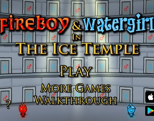 Review Game Y8 – Fireboy and Watergirl in the Ice Temple – 2play – 2 người chơi – Lửa nước tại ngôi đền băng giá