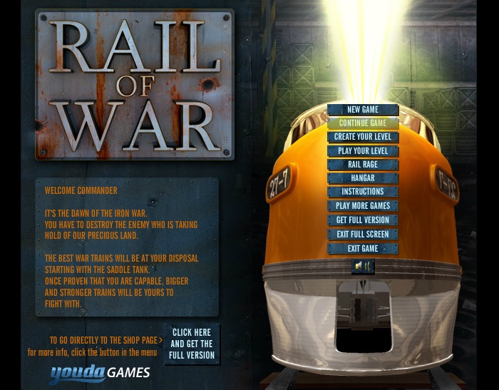 Review Game Y8 - Rail of War - 1play - 1 người chơi - Đường sắt chiến tranh