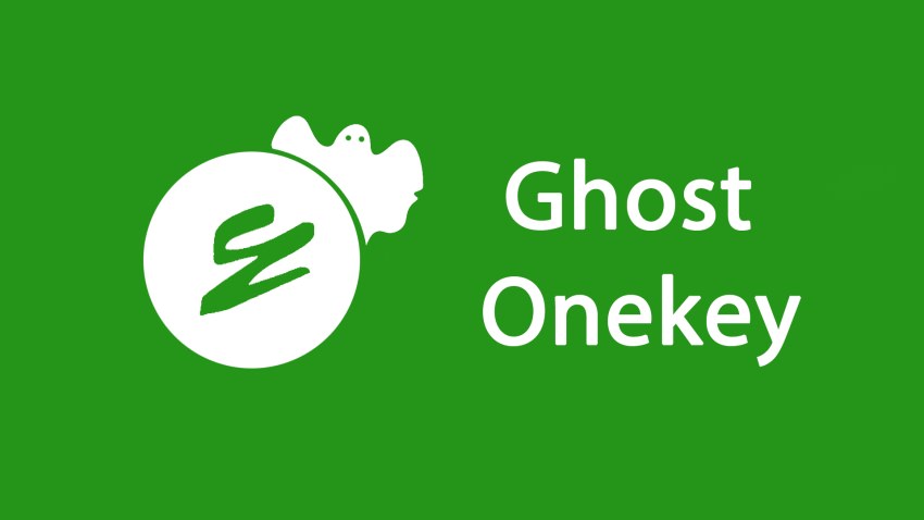 Hướng dẫn cách tải Onekey Ghost mới nhất 2020