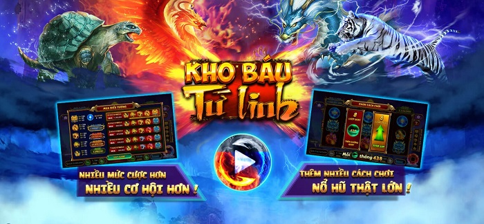Cách chơi slot game Nổ Hũ, Tứ Linh